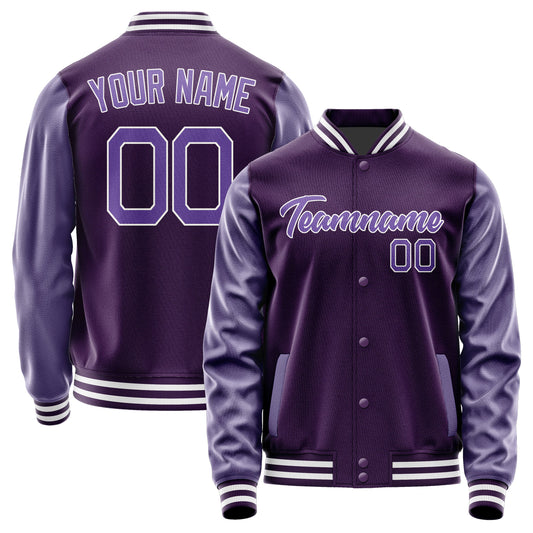 Custom Purple Light Purple Jacket JA0707230718B21823