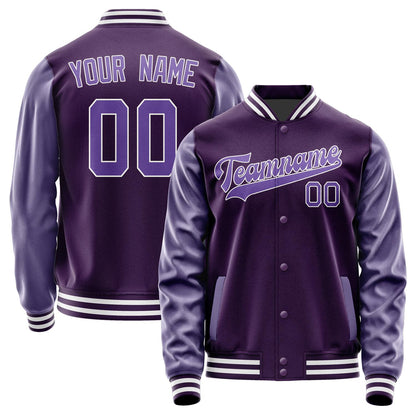 Custom Purple Light Purple Jacket JA0707230718B31823
