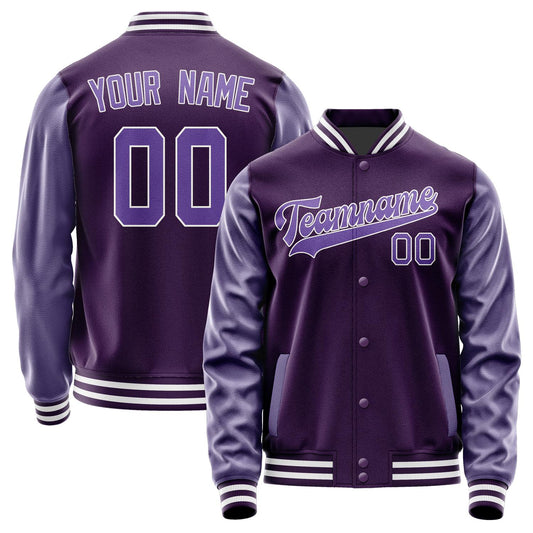 Custom Purple Light Purple Jacket JA0707230718B31823