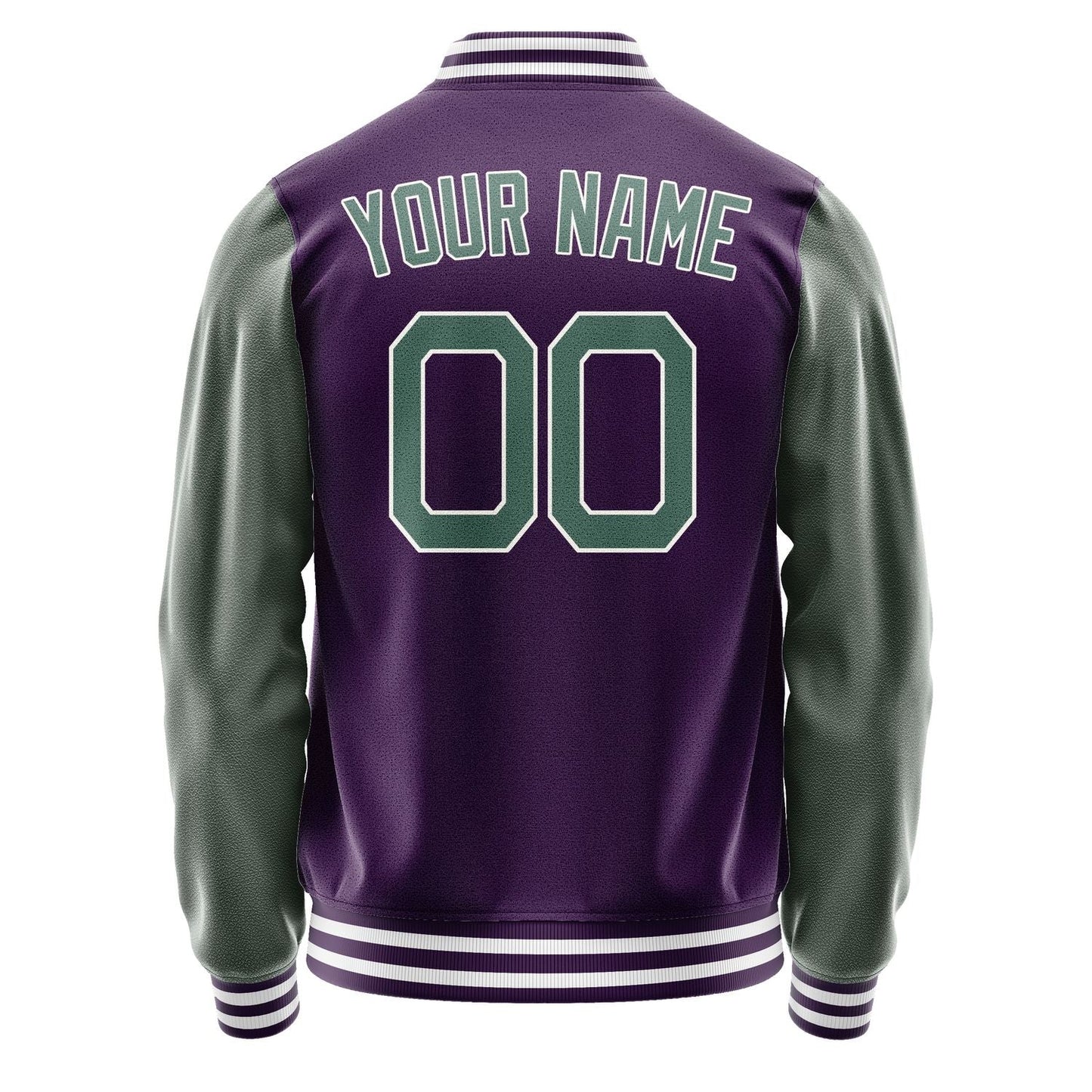 Custom Purple Blue Green Jacket JA0707270717B21727