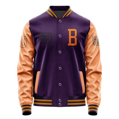 Custom Purple Orange Jacket JA070728071917282817