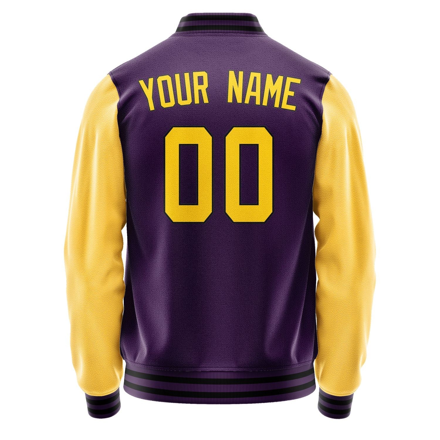 Custom Purple Gold Jacket JA0707300717B31730