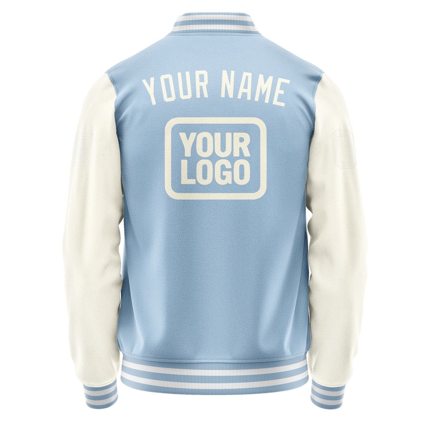Custom Light Blue Cream Jacket JA080803081818030318