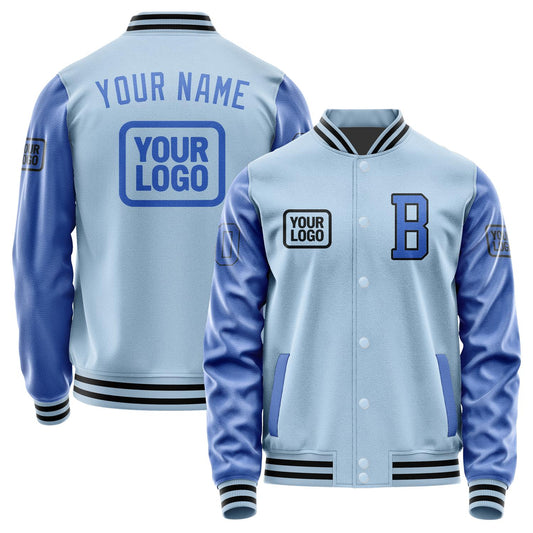 Custom Light Blue Sky Blue Jacket JA080809081717090917