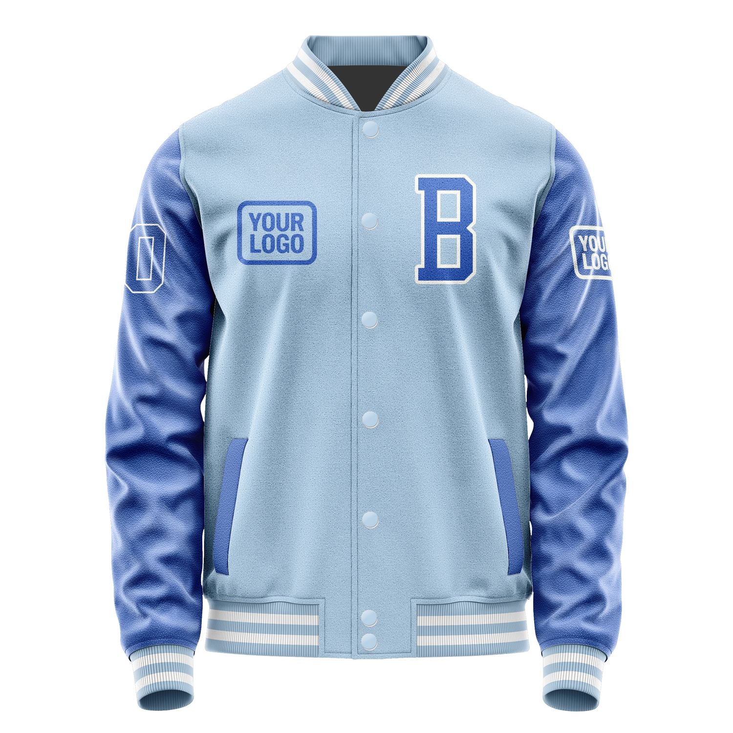Custom Light Blue Sky Blue Jacket JA080809081818090918