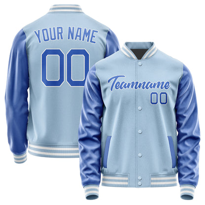Custom Light Blue Sky Blue Jacket JA0808090818B21809