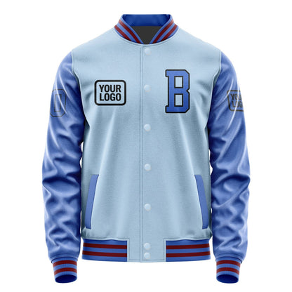 Custom Light Blue Sky Blue Jacket JA080809091517090917