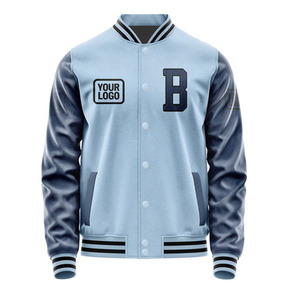 Custom Light Blue Blue Jacket JA080810081717101017