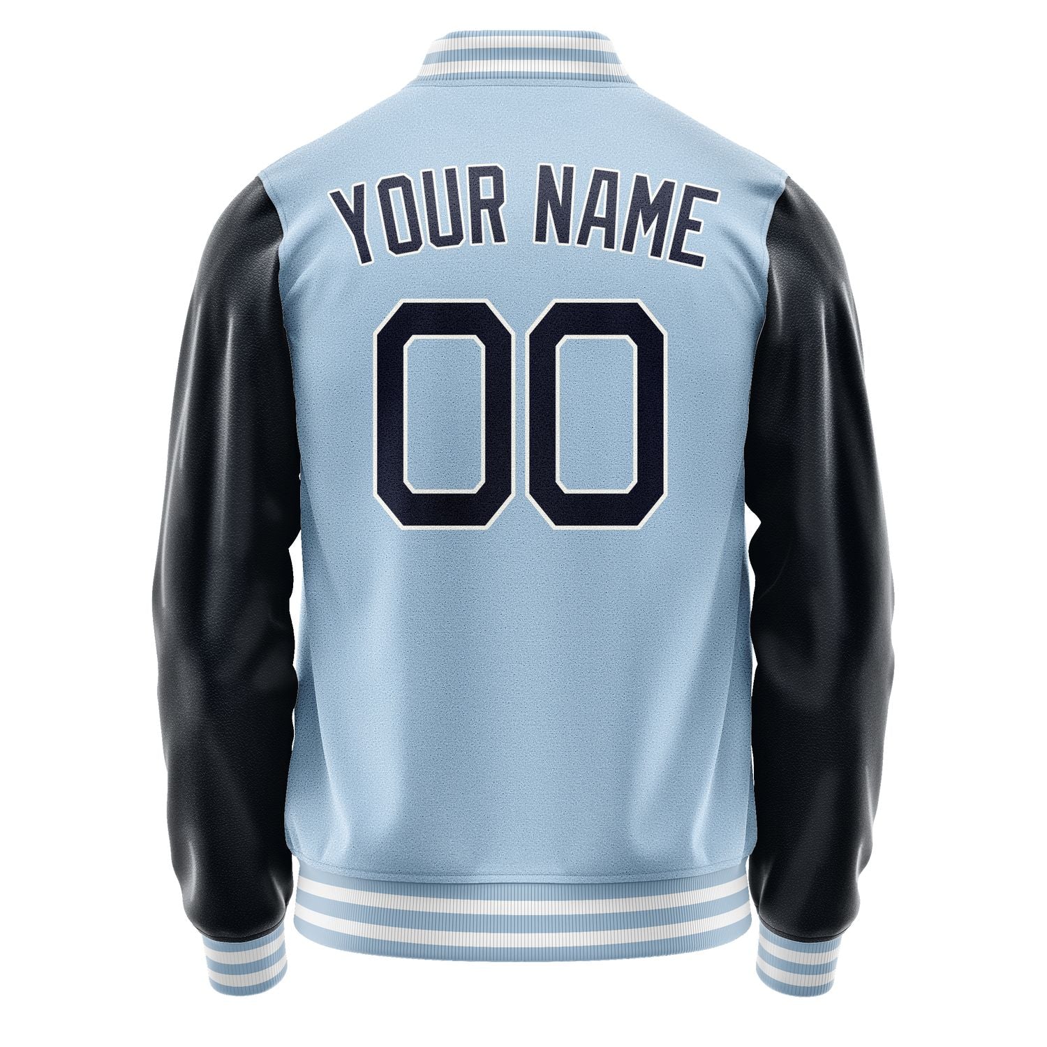 Custom Light Blue Navy Jacket JA0808110818B21811