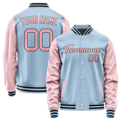 Custom Light Blue Light Pink Jacket JA0808210817B21721