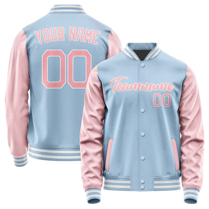 Custom Light Blue Light Pink Jacket JA0808210818B21821