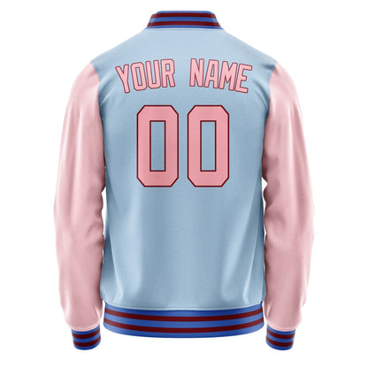 Custom Light Blue Light Pink Jacket JA0808210915B31521