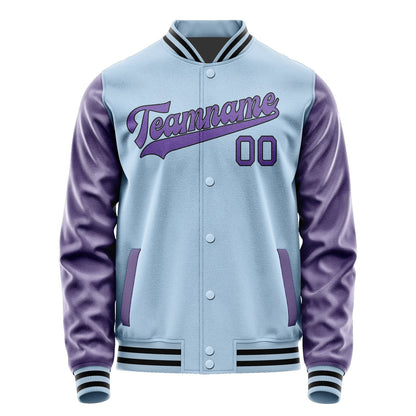 Custom Light Blue Light Purple Jacket JA0808230817B31723