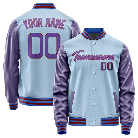 Custom Light Blue Light Purple Jacket JA0808230915B21523