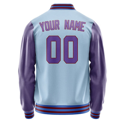 Custom Light Blue Light Purple Jacket JA0808230915B31523