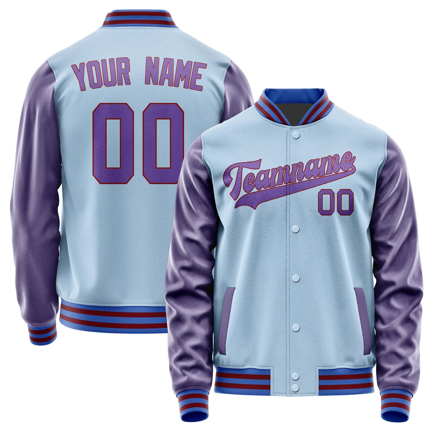 Custom Light Blue Light Purple Jacket JA0808230915B31523