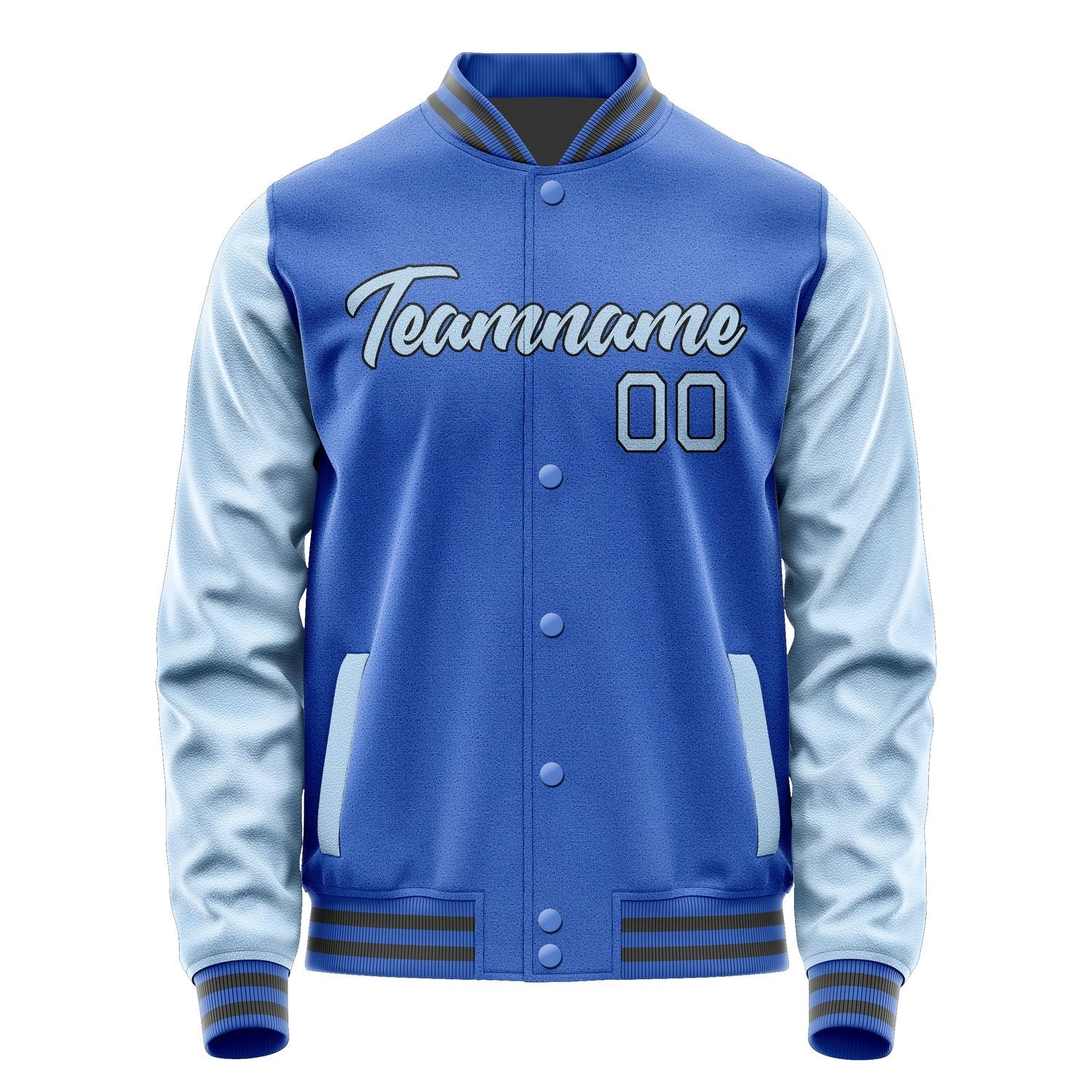 Custom Sky Blue Light Blue Jacket JA0909080920B21708