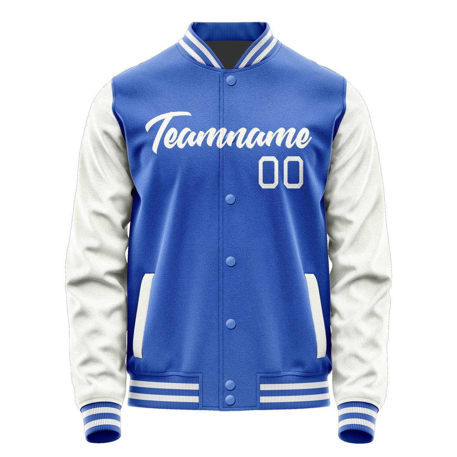 Custom Sky Blue White Jacket JA0909180917B21718