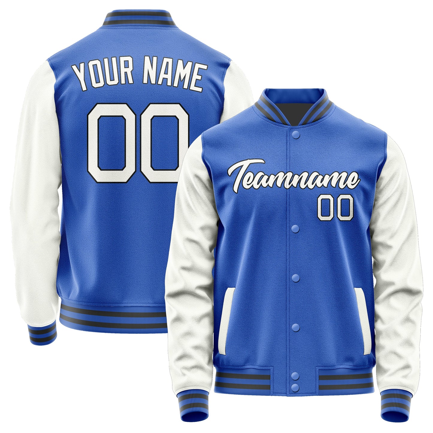 Custom Sky Blue White Jacket JA0909180920B21718