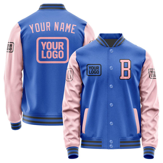 Custom Sky Blue Light Pink Jacket JA090921092017212117