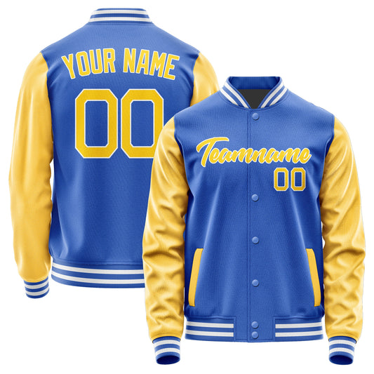 Custom Sky Blue Gold Jacket JA0909300918B21830