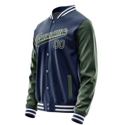 Custom Blue Dark Green Jacket JA1010061018B31806