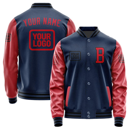 Custom Blue Red Jacket JA101014101717141417