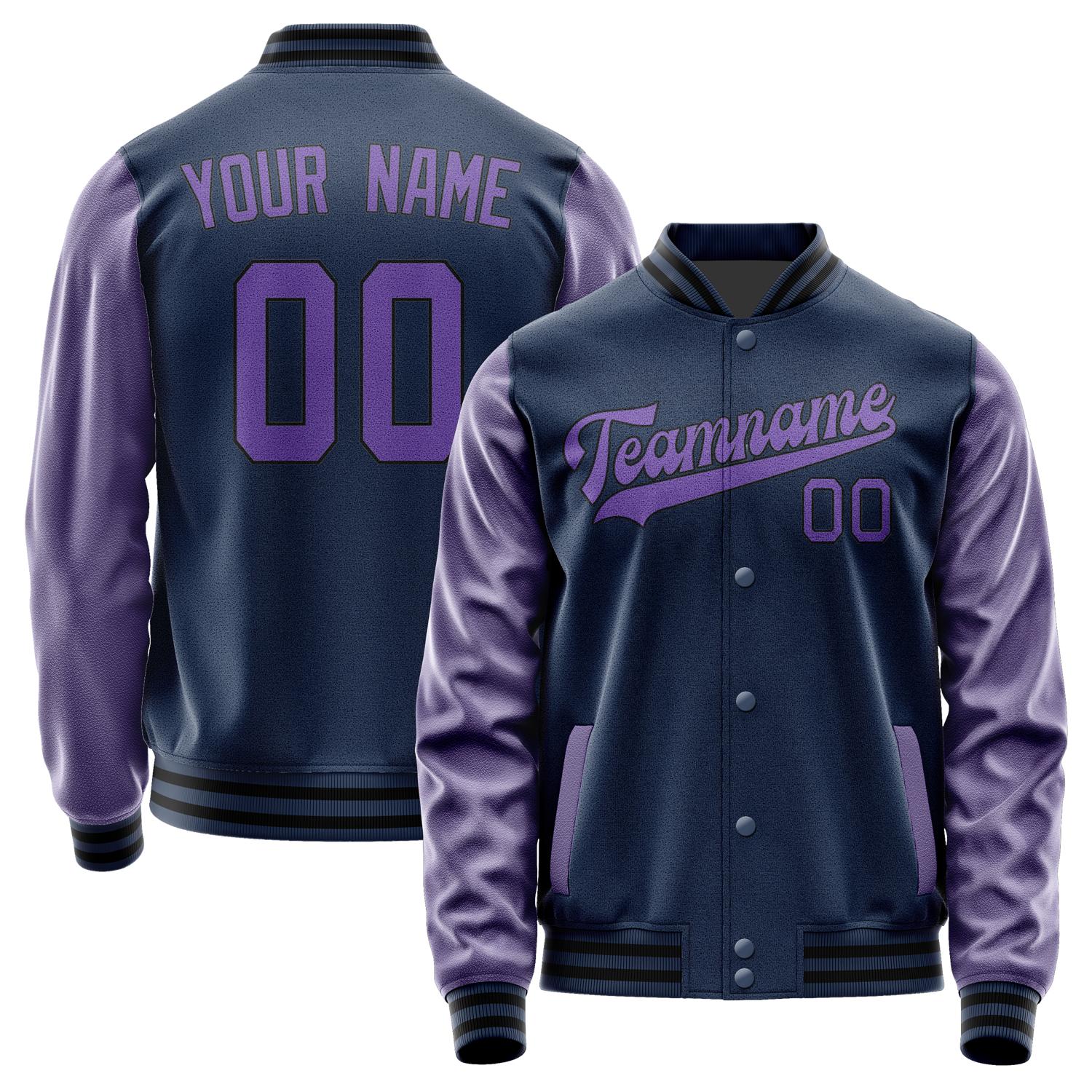 Custom Blue Light Purple Jacket JA1010231017B31723