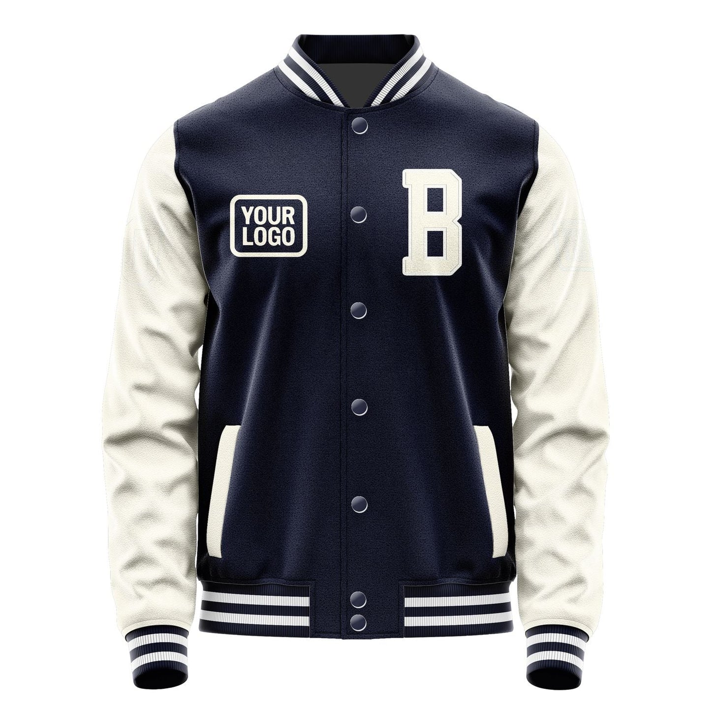 Custom Navy Cream Jacket JA111103111818030318