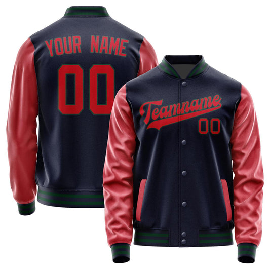 Custom Navy Red Jacket JA1111141105B30514