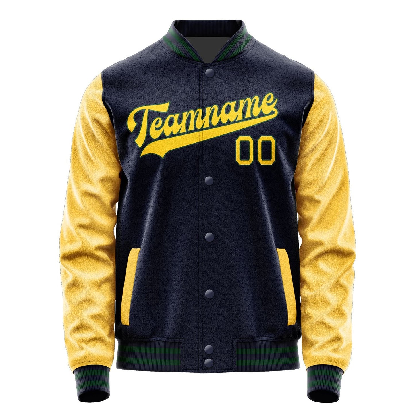 Custom Navy Gold Jacket JA1111301105B30530