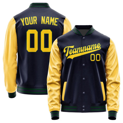 Custom Navy Gold Jacket JA1111301105B30530