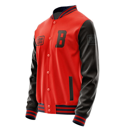 Custom Orange Red Brown Jacket JA121201111217010117