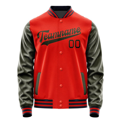 Custom Orange Red Olive Jacket JA1212021112B31202