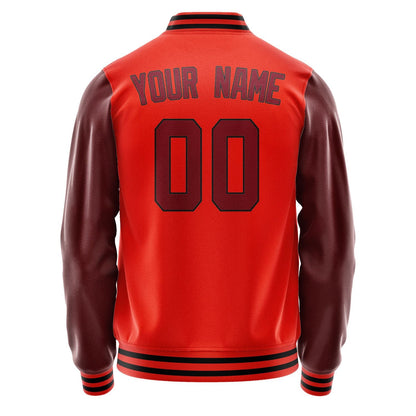 Custom Orange Red Crimson Red Jacket JA1212151217B31715