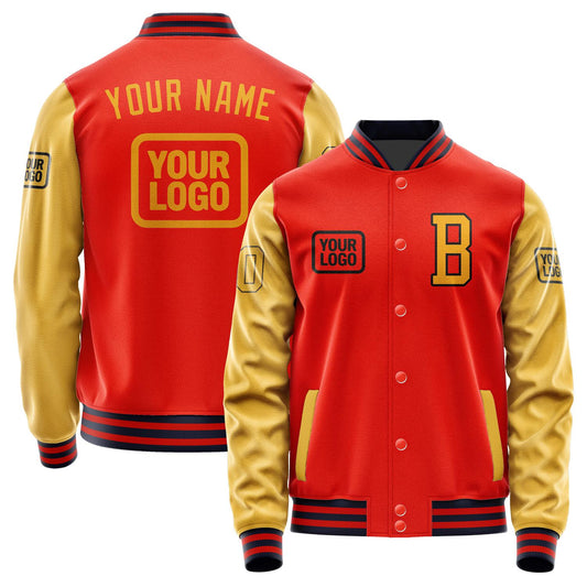 Custom Orange Red Yellow Jacket JA121219111217191917