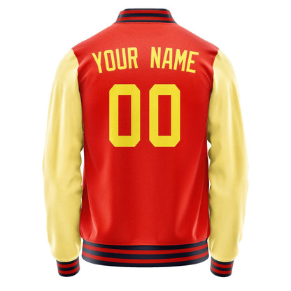 Custom Orange Red Light Yellow Jacket JA1212261112B31226