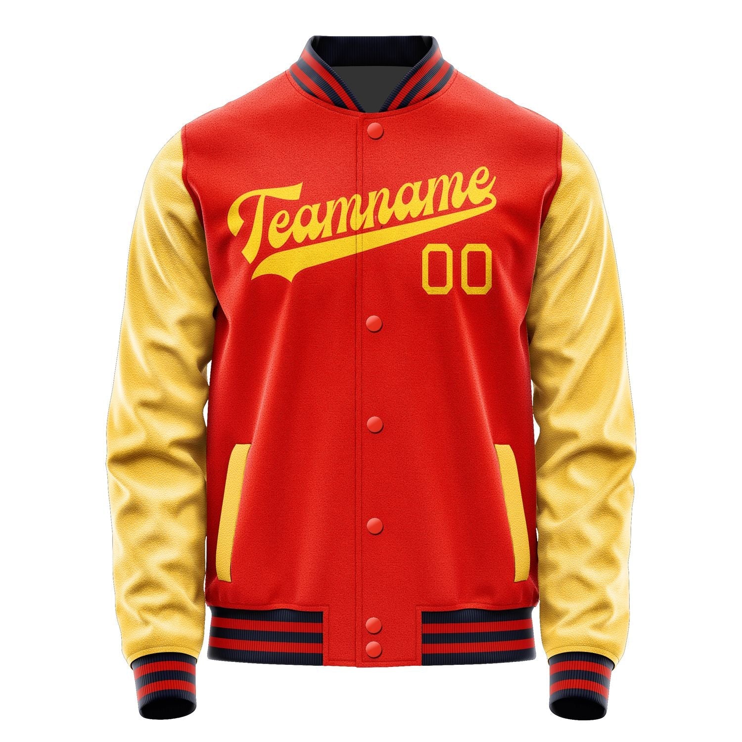 Custom Orange Red Gold Jacket JA1212301112B31230