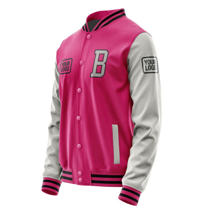 Custom Pink Gray Jacket JA131304131717040417