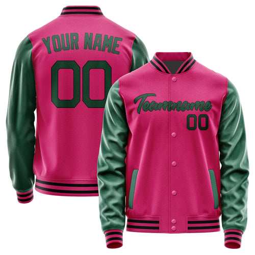 Custom Pink Green Jacket JA1313051317B21705