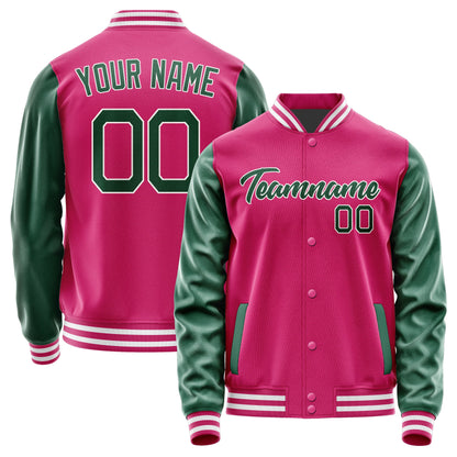 Custom Pink Green Jacket JA1313051318B21805