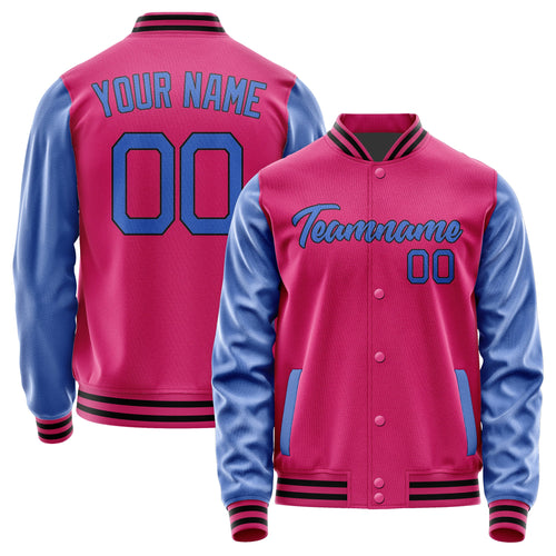 Custom Pink Sky Blue Jacket JA1313091317B21709