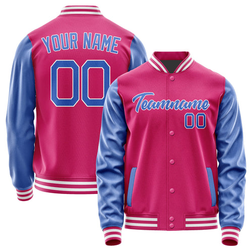 Custom Pink Sky Blue Jacket JA1313091318B21809