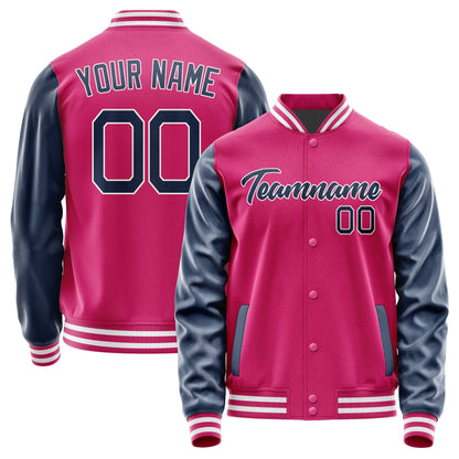 Custom Pink Blue Jacket JA1313101318B21810