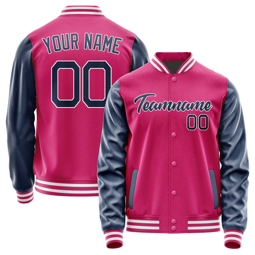 Custom Pink Blue Jacket JA1313101318B21810