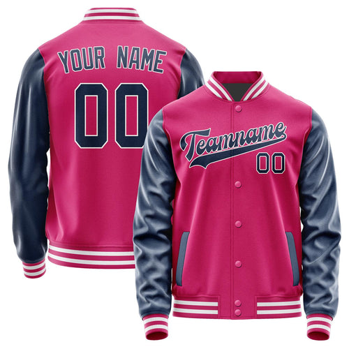 Custom Pink Blue Jacket JA1313101318B31810