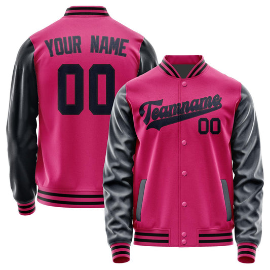 Custom Pink Navy Jacket JA1313111317B31711