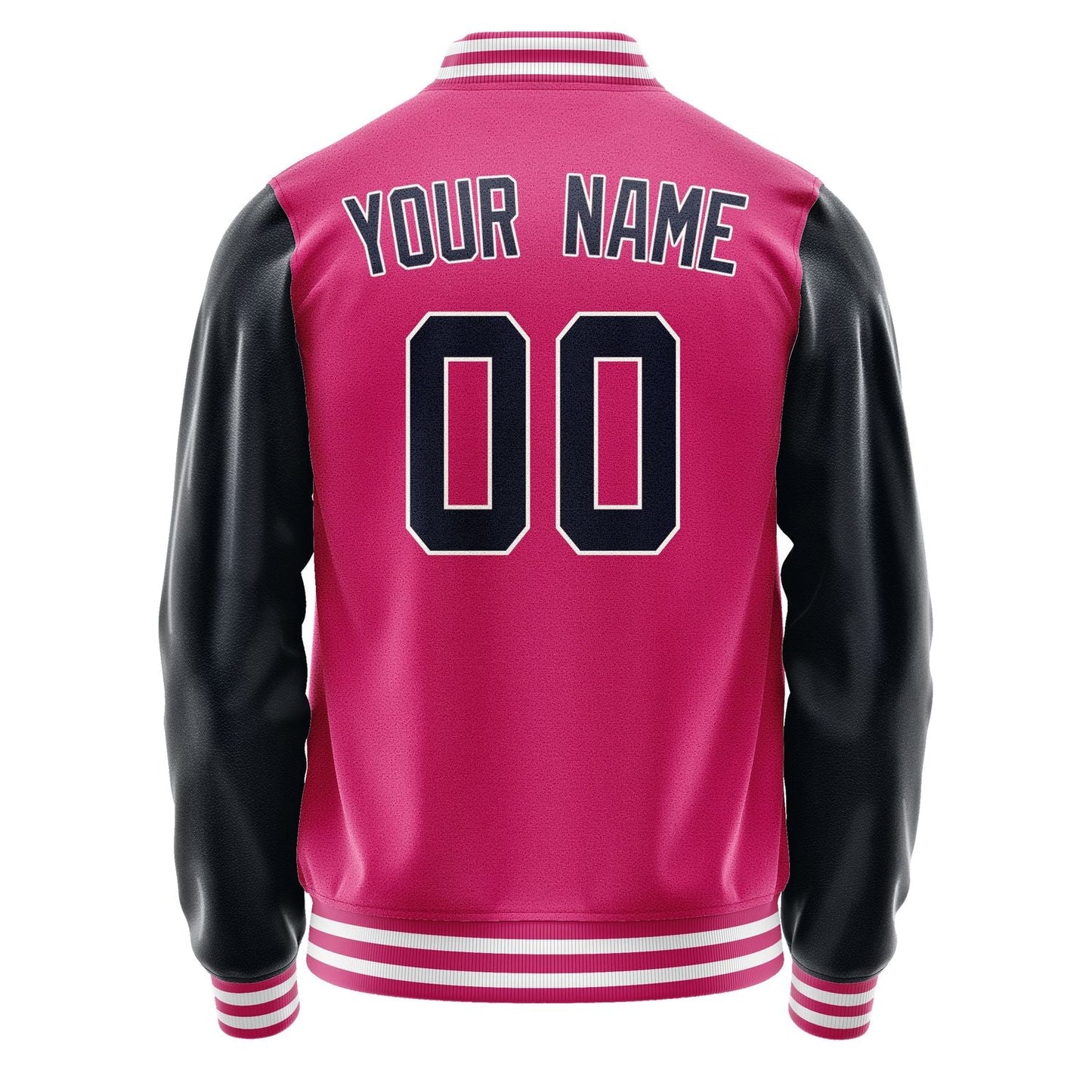 Custom Pink Navy Jacket JA1313111318B31811