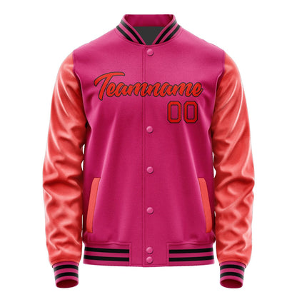 Custom Pink Orange Red Jacket JA1313121317B21712