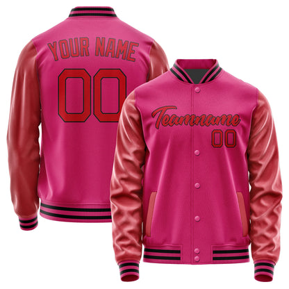 Custom Pink Red Jacket JA1313141317B21714